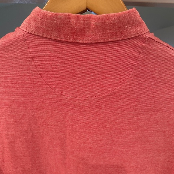 Ted Baker Pink “ish” / Red Polo Shirt Vibrant Design - Picture 7 of 9